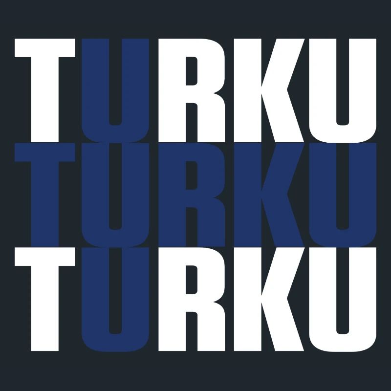 Turku Finlande Drapeau