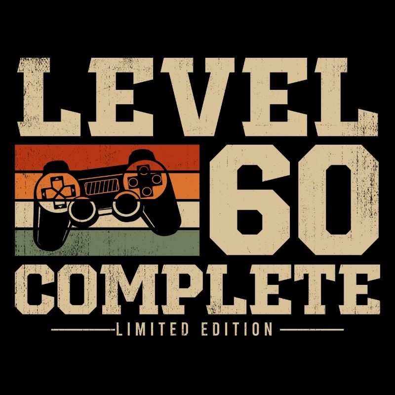 60 Geburtstag Geschenk Level 60 Complete