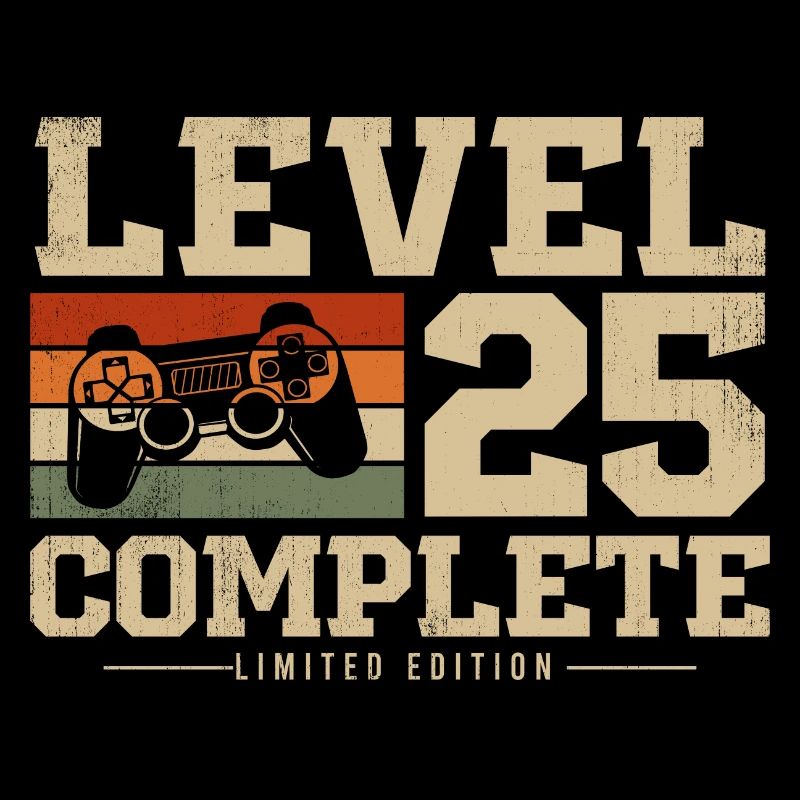 25 Geburtstag Geschenk Level 25 Complete