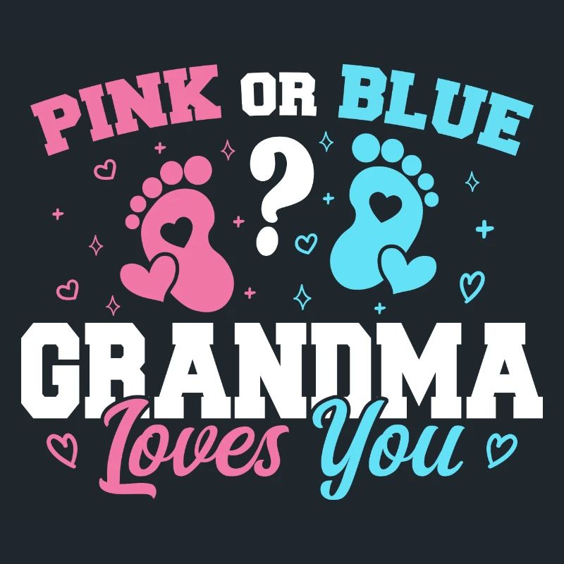 Rosa oder blaue Oma liebt dich - Lustige Oma