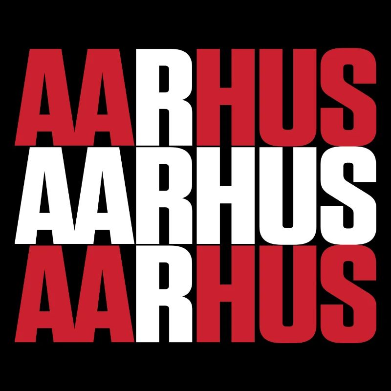 Aarhus Danemark Drapeau