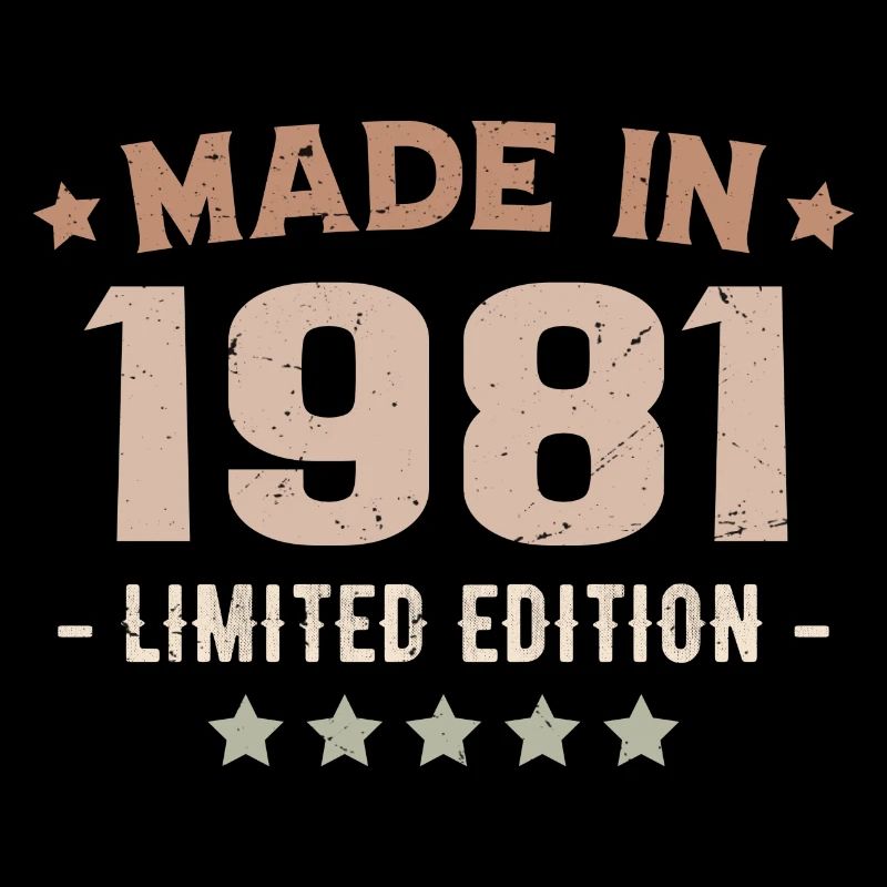 Made in 1981 Birthday Gift 1981 Vintage 1981