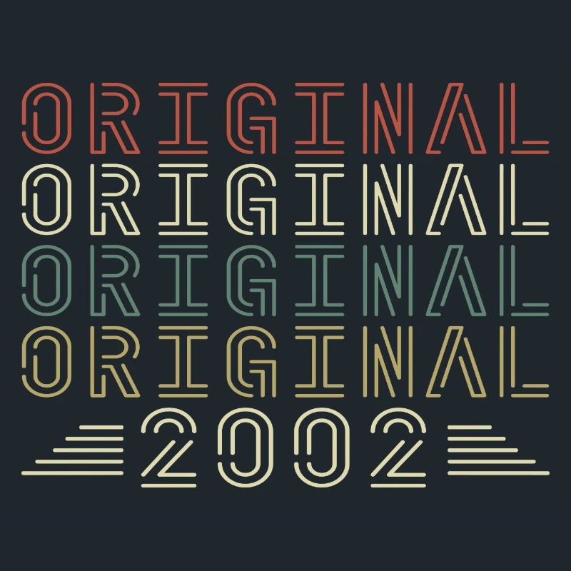 Original 2002 Vintage Retro Birthday Gift