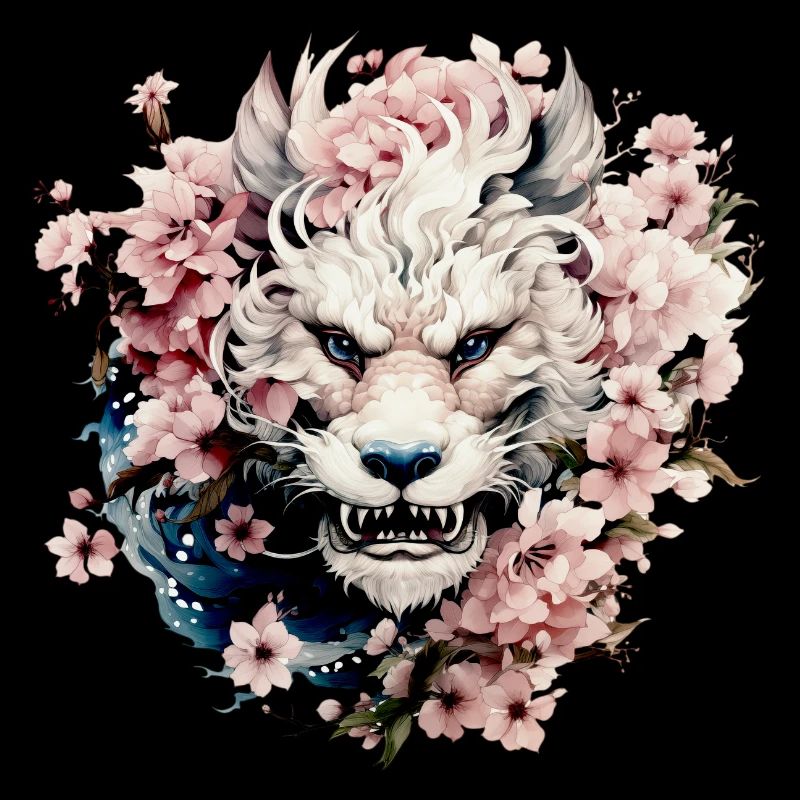 Chinesischer Drache Kirschblüten C-drama Xianxia