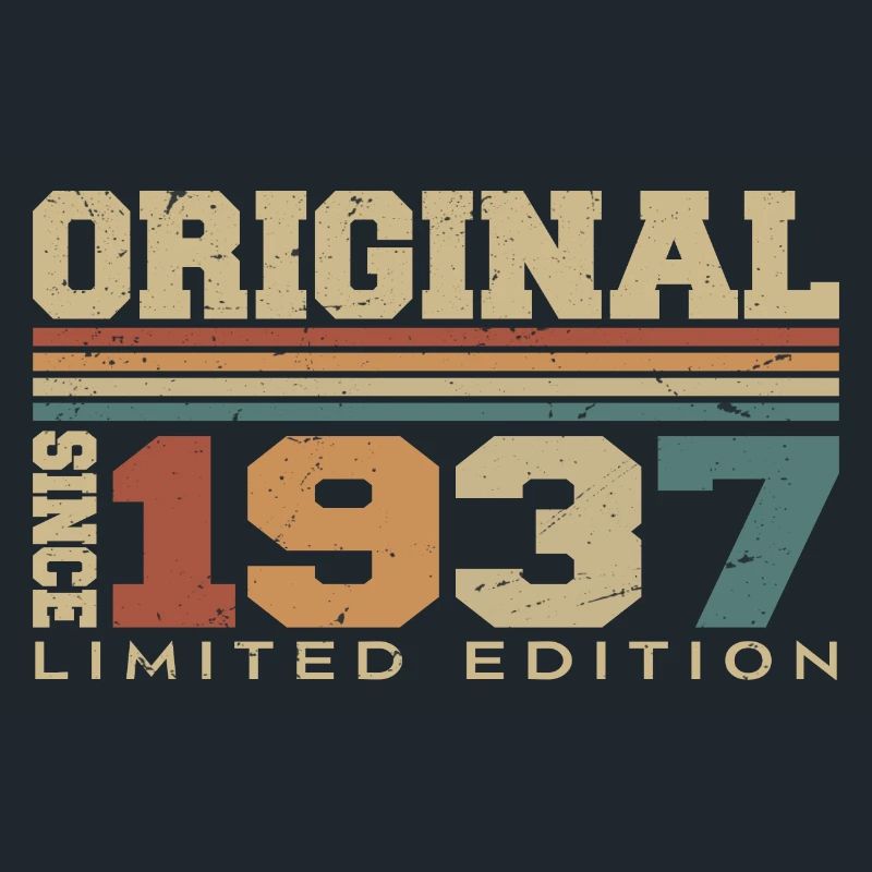 Original 1937 Retro Gift 87th Anniversary 1937