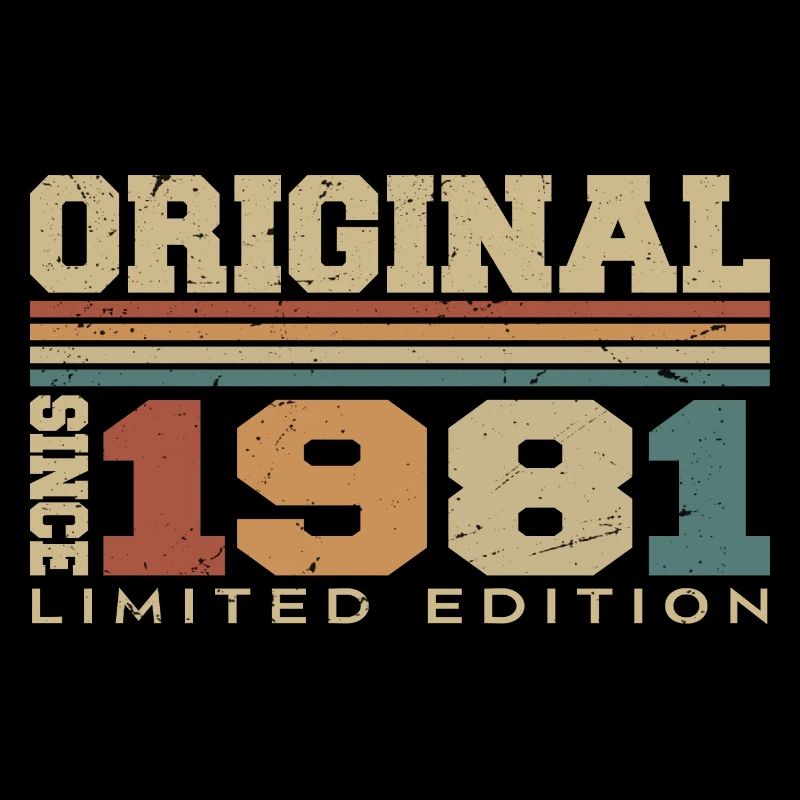 Original 1981 Retro Gift 43rd Anniversary 1981