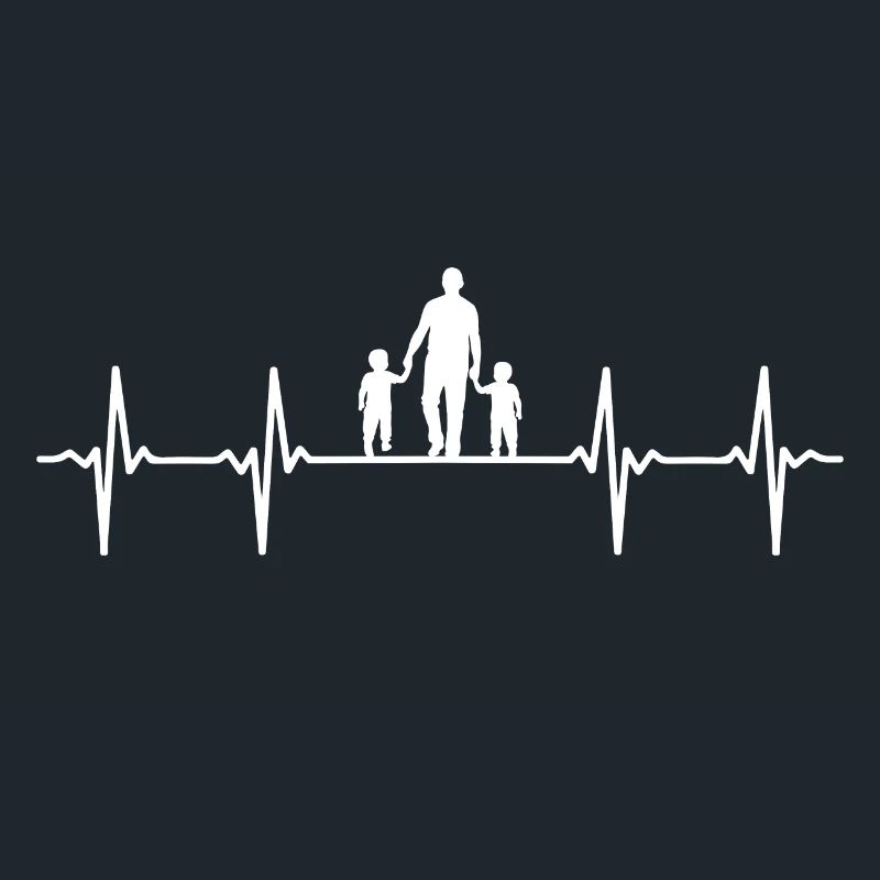 Vater mit zwei Söhnen Papa und Sohn Geschenk Papa