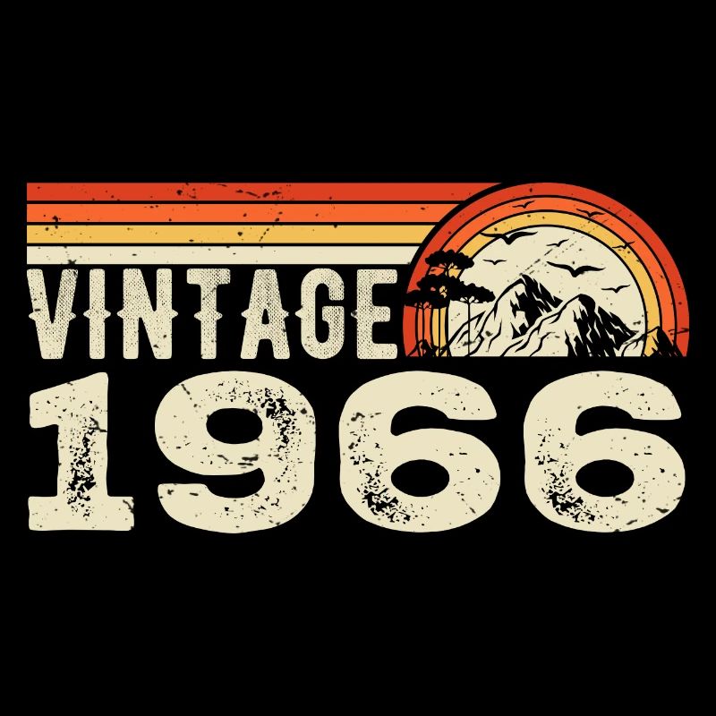 Vintage 1966 Birthday Gift 1966 Retro 1966