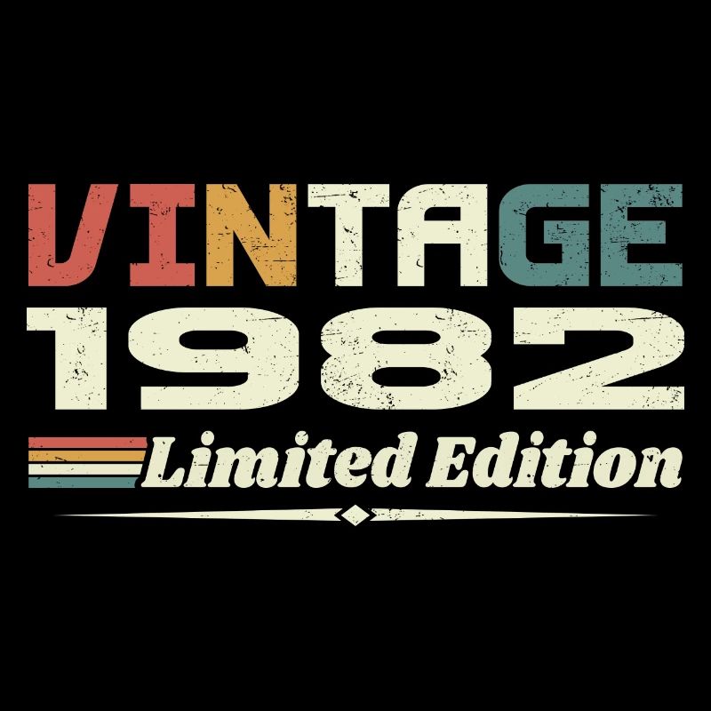 Vintage 1982 Gift 1982 Birthday 1982 Retro