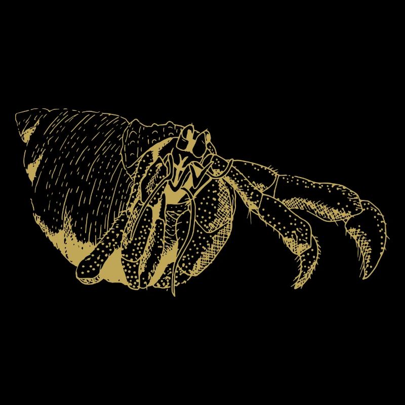 Illustrierte Designs mit Krebs