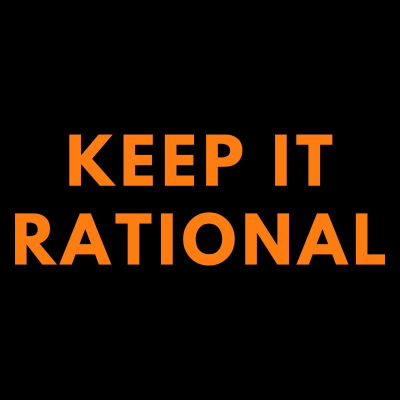 Keep It Rational Quote | Funny Math Pun | Math