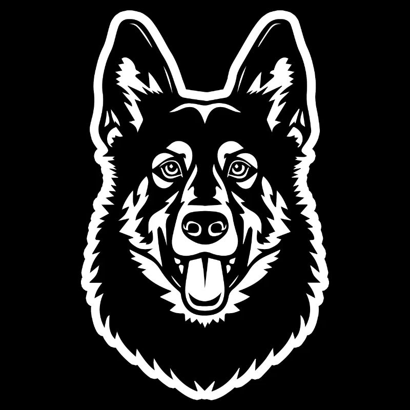 German Shepherd Dog Dog Head