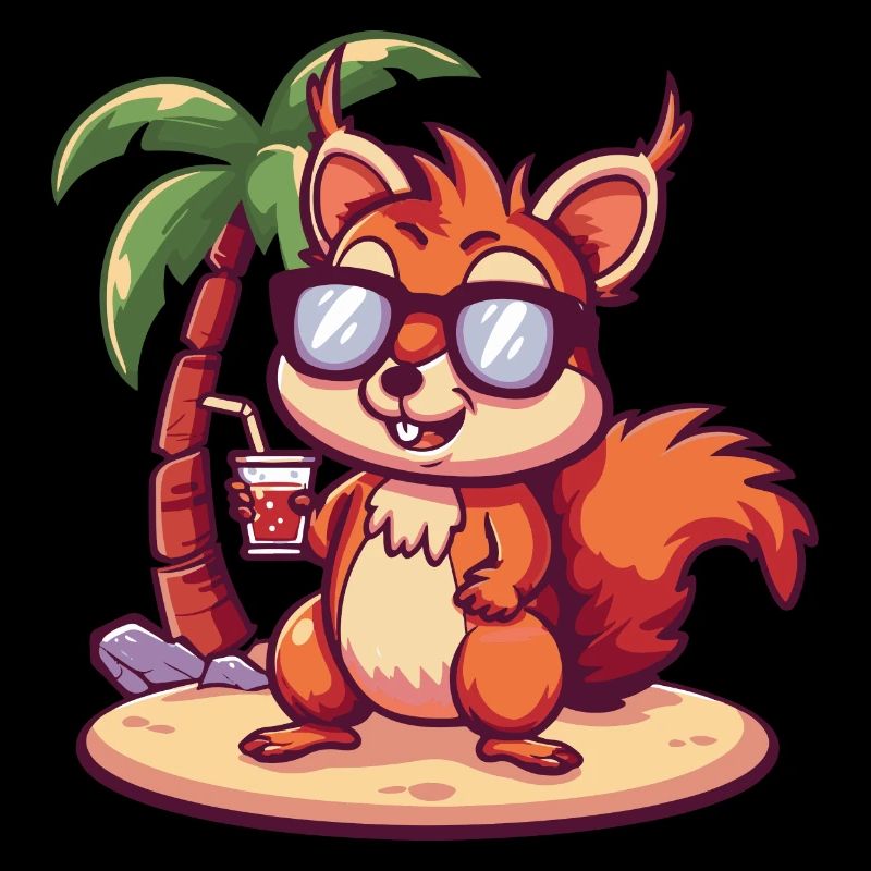 Palmier d’été de l’île Squirrel