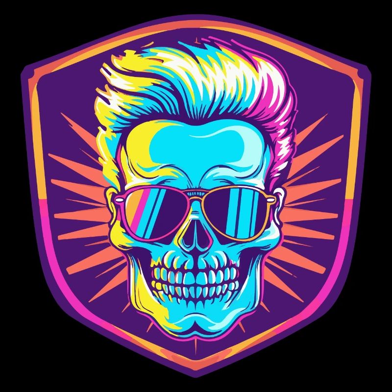 Punker Totenkopf Party
