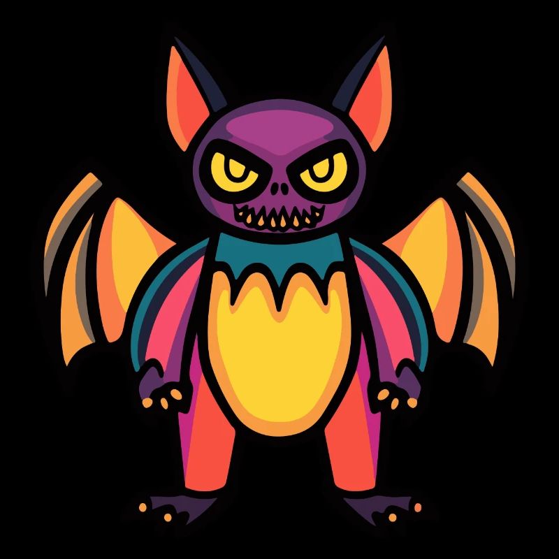 Fledermaus Halloween Tier