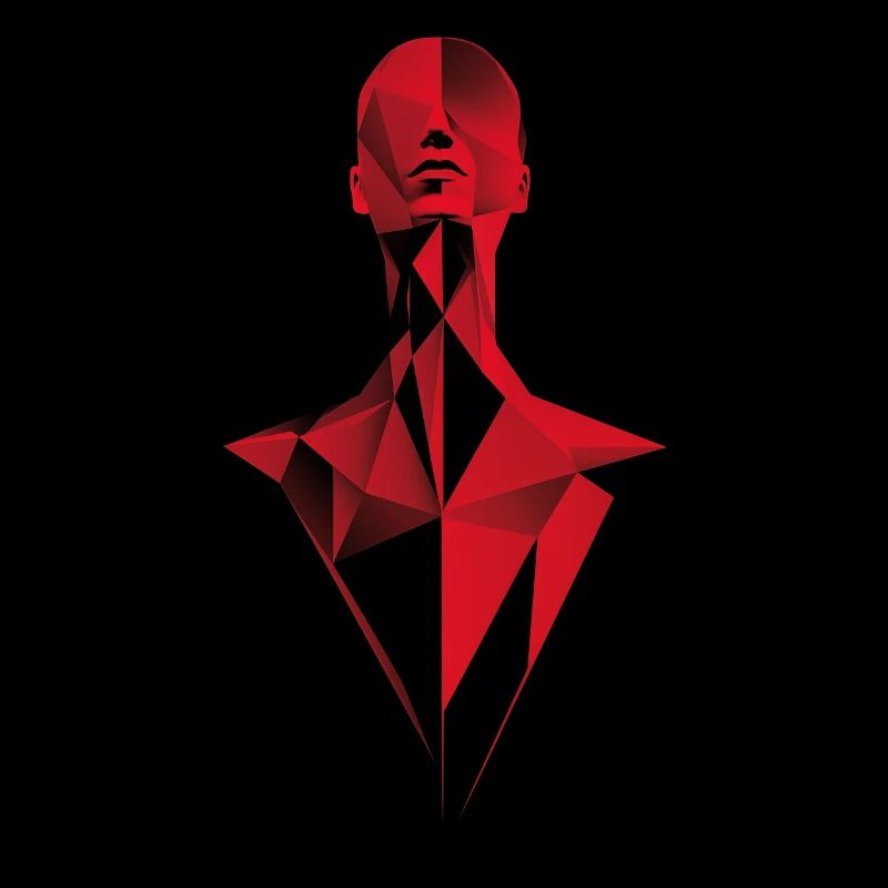 Red Crystal Human