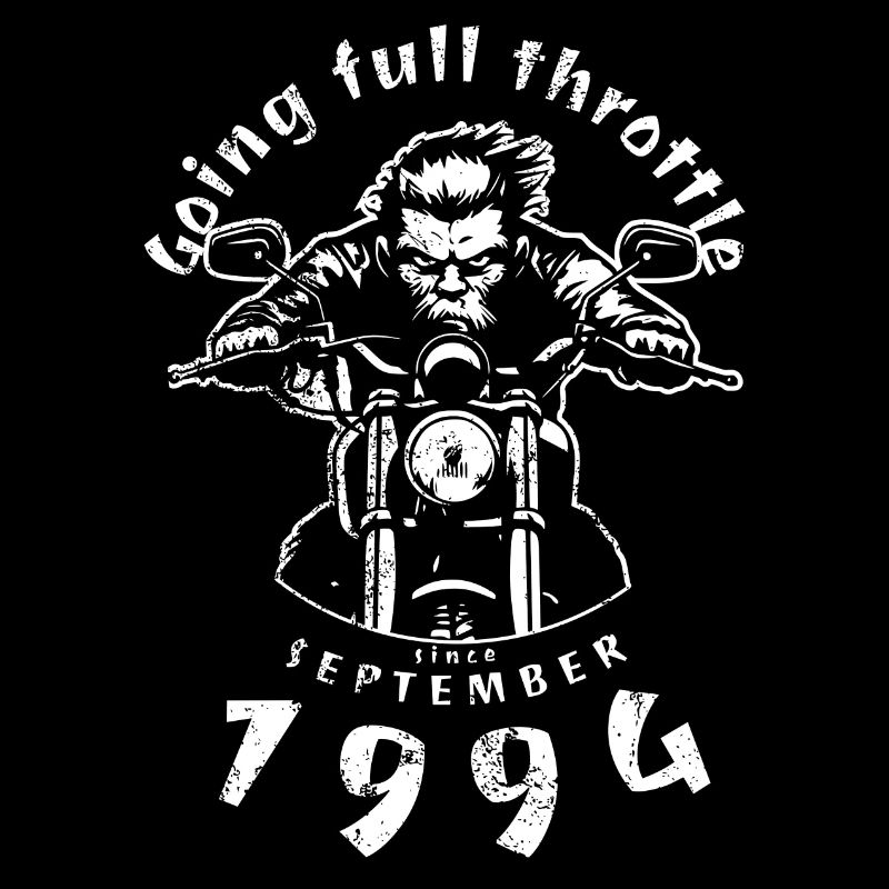 30. Geburtstag Going full throttle since 09/1994