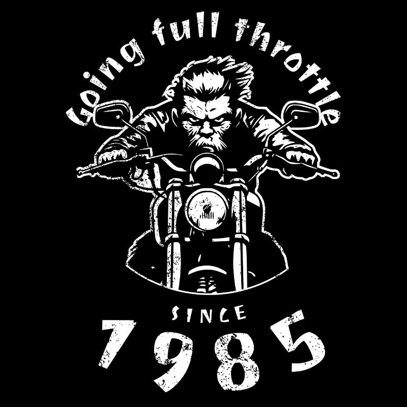 39. Geburtstag Going full throttle since 1985