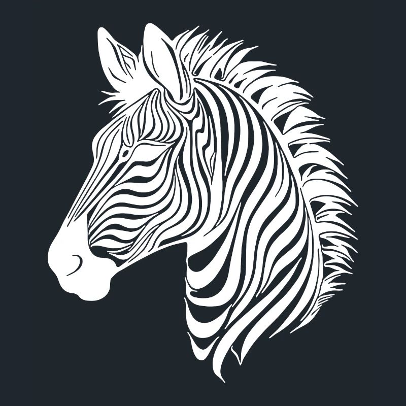 Zebra Elegant with Safari Stripe Pattern