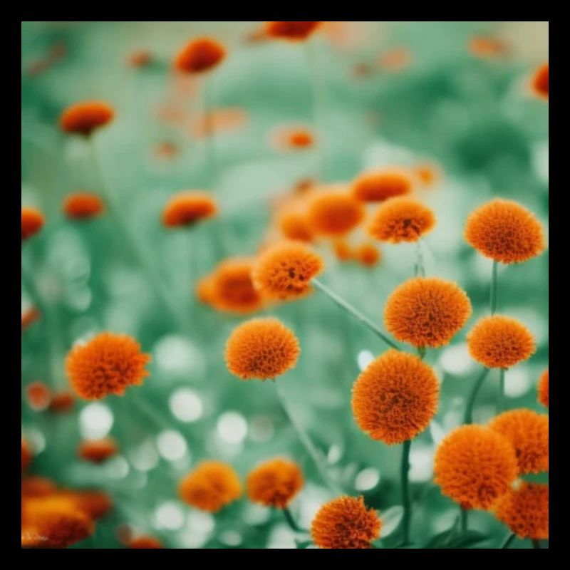 Fleur prairie orange