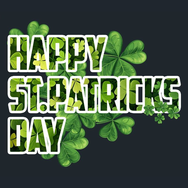 Joyeuse Saint-Patrick - Shamrock Design