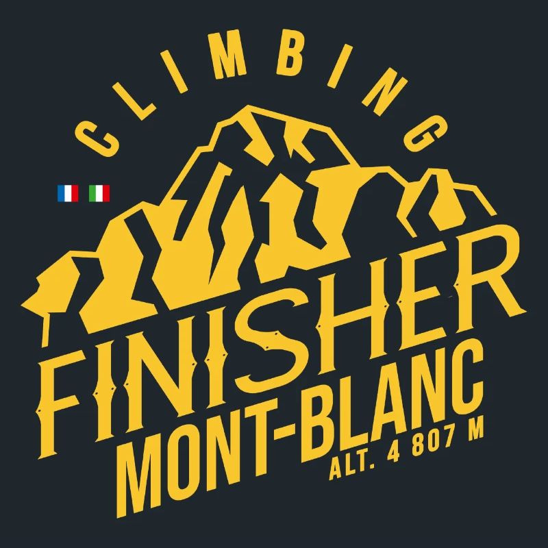 Klettern Finisher Aufstieg Mont Blanc