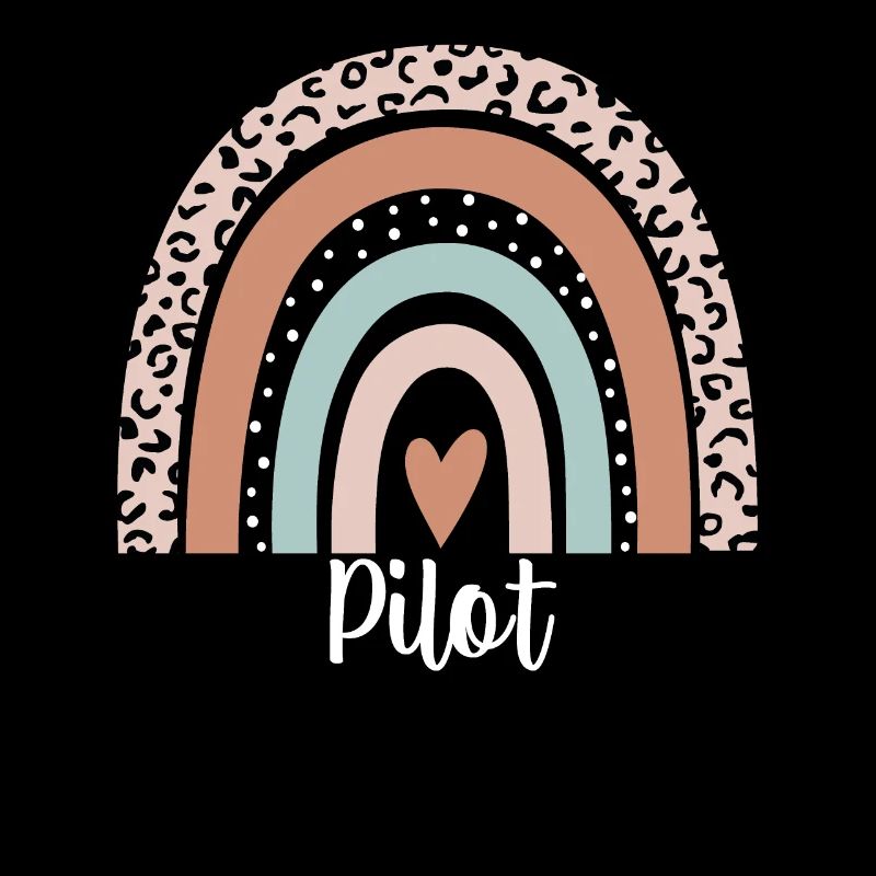 Pilote Rainbow Leopard Appréciation drôle du pilote