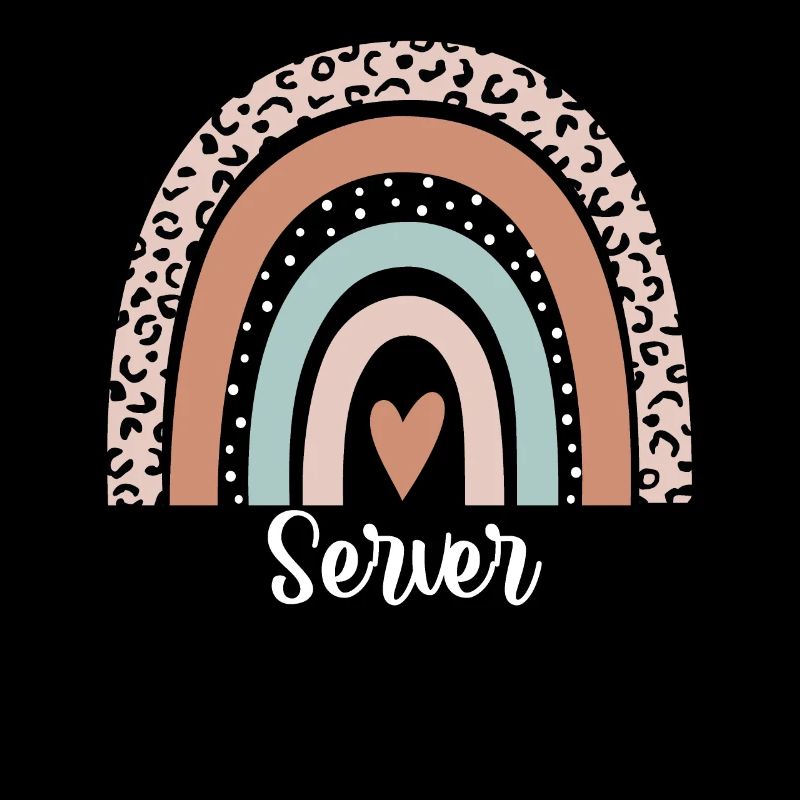 Server Rainbow Leopard Lustige Server-Wertschätzung