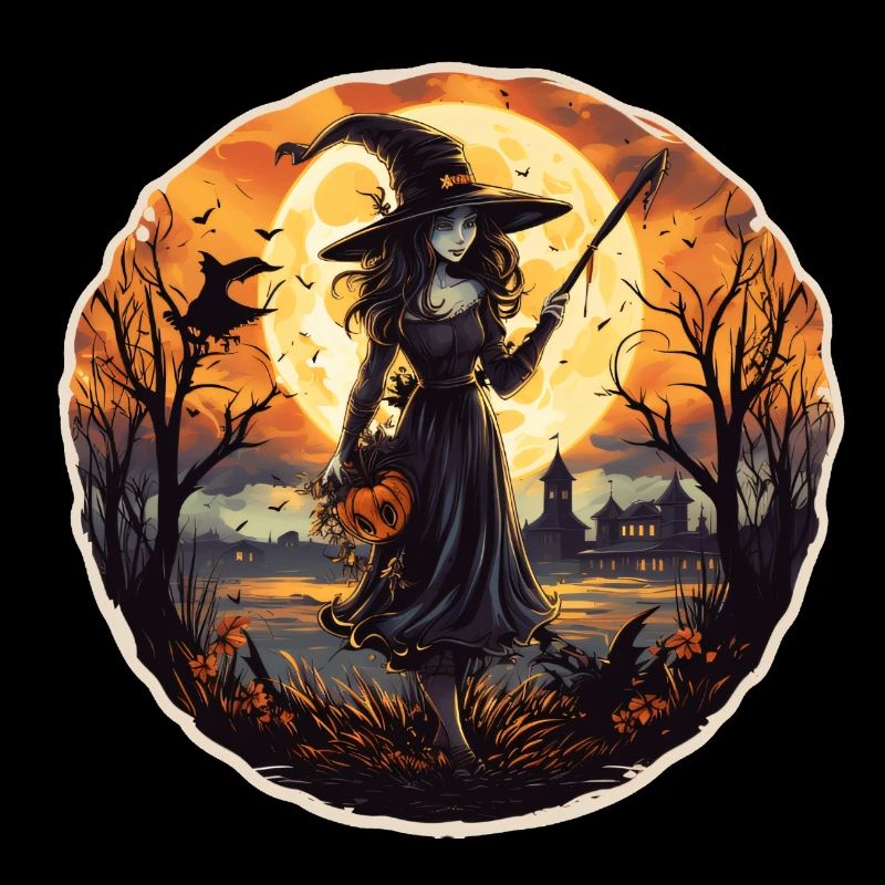 Sorcière d’Halloween
