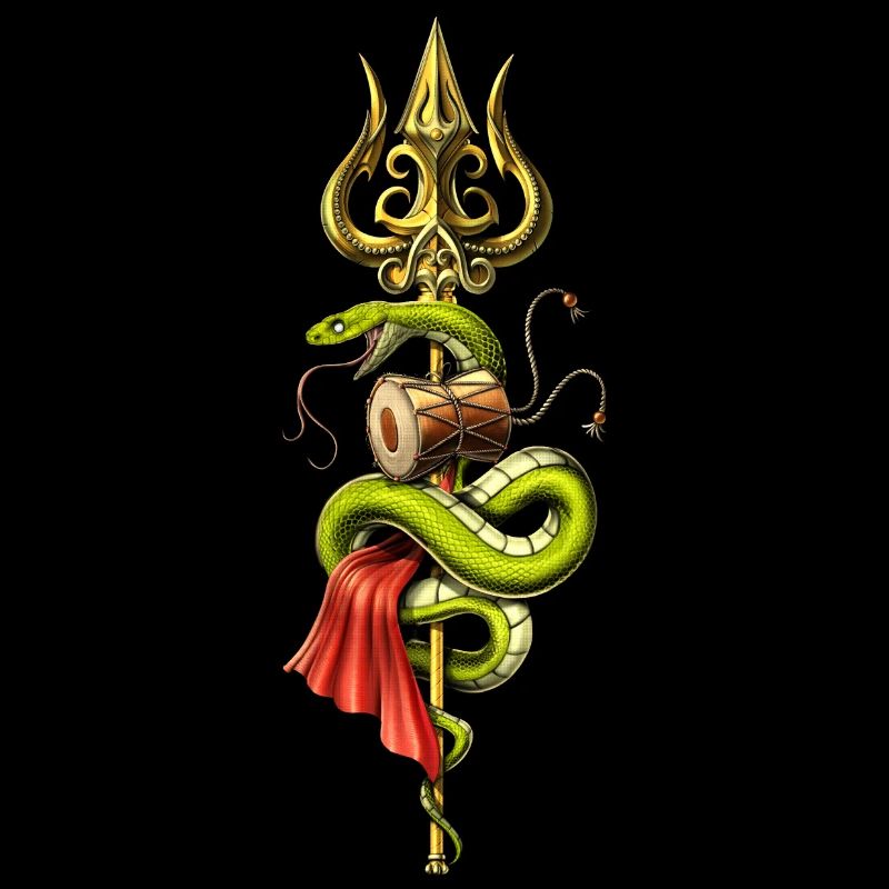 Seigneur hindou Shiva Trident