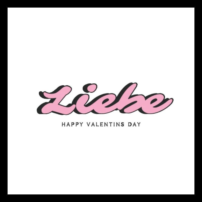 „Liebe“ Valentinstag Geschenk
