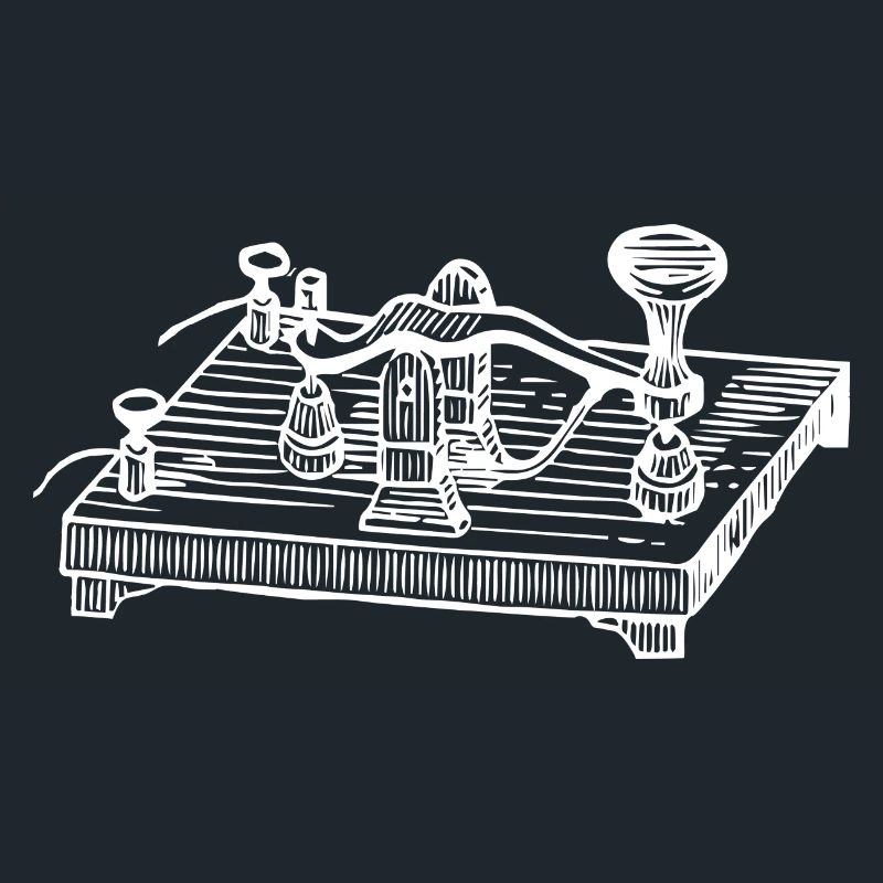 Vintage Morsecode Gerät, Retro Kommunikation