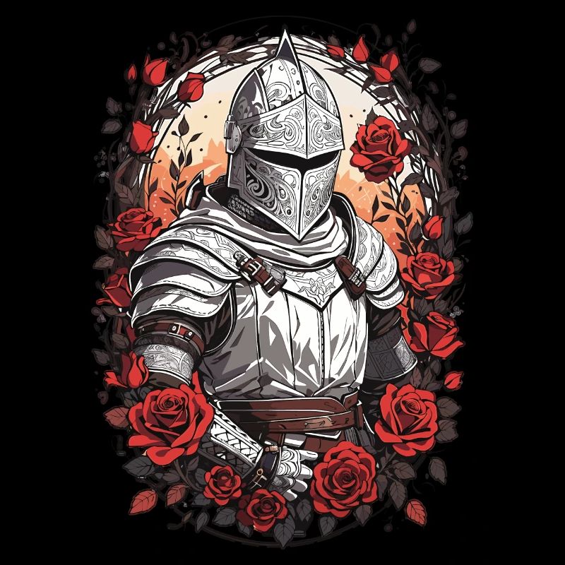 Roses d’armure de chevalier