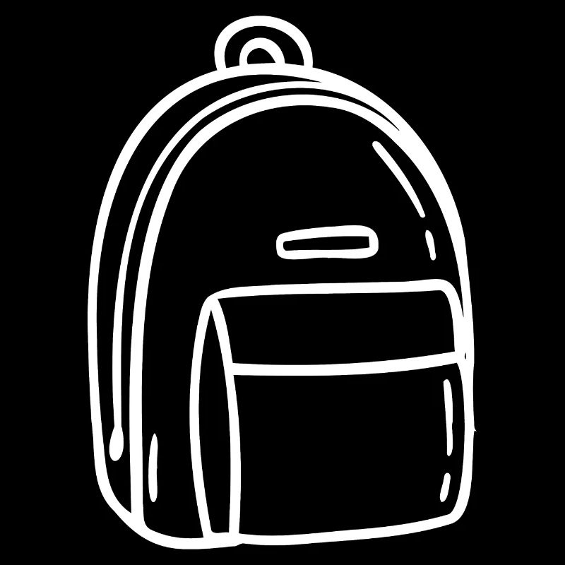 Rucksack Hand gezeichnet