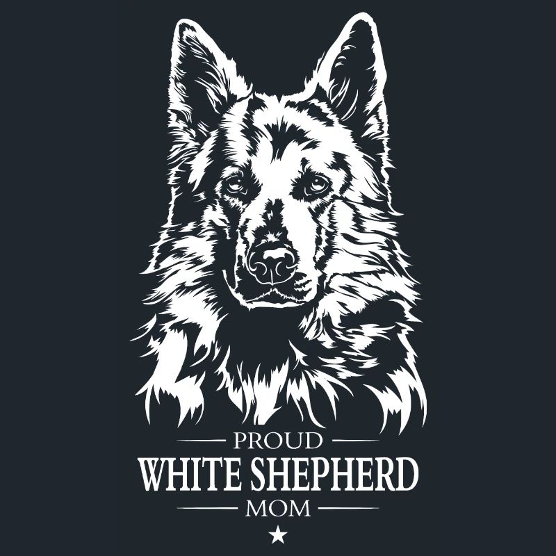 White Shepherd Mom Weißer Schäferhund Wilsigns