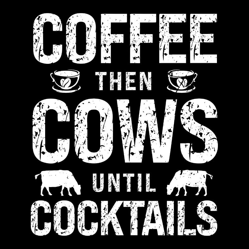 Coffee then cows to cocktails