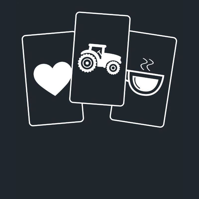 Herz - Kaffee - Traktor -