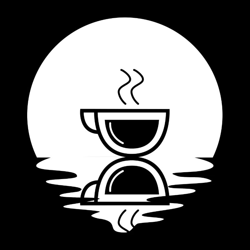 Kreis und Spiegelung - Kaffee -