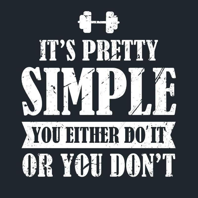 C’est assez simple, soit vous le faites, soit