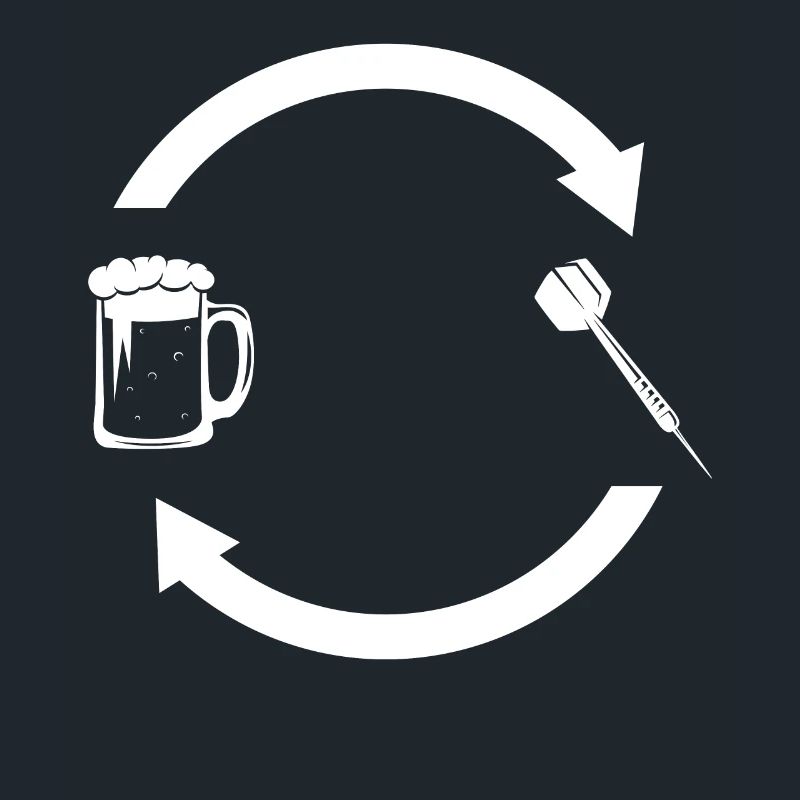 Pfeile laden - Bier - Dart -