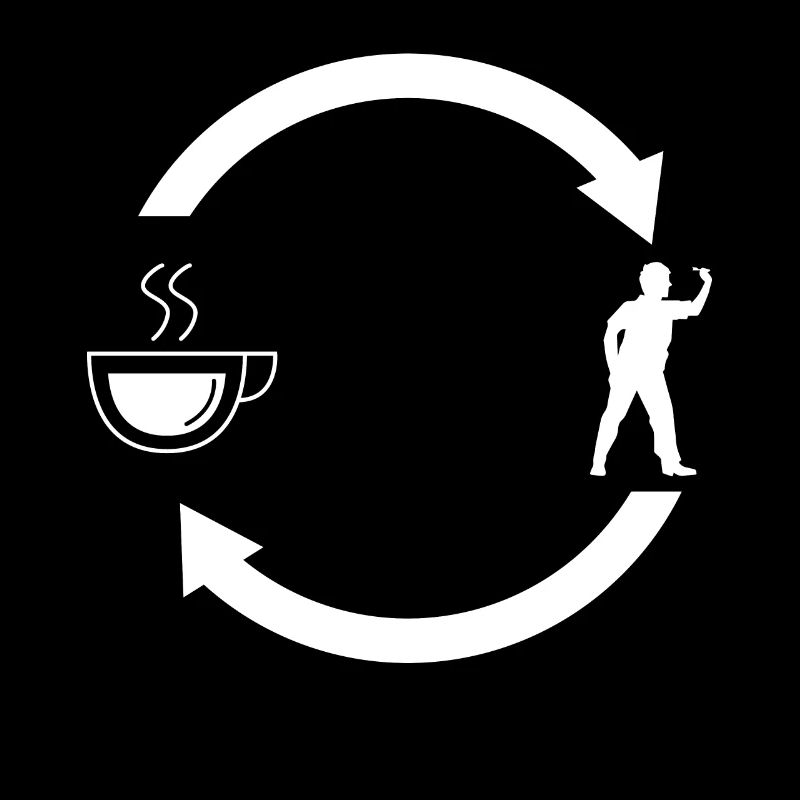 Flèches de chargement - Café - Joueurs de fléchettes -