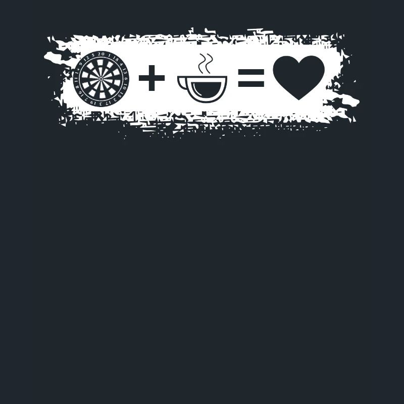 Grunge Rectangle - Coeur - Café - Jeu de fléchettes -