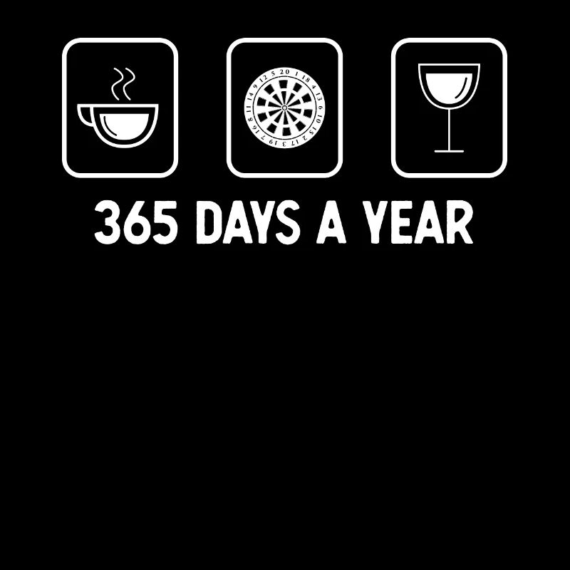 365 days a year - Wine - Dartboard -