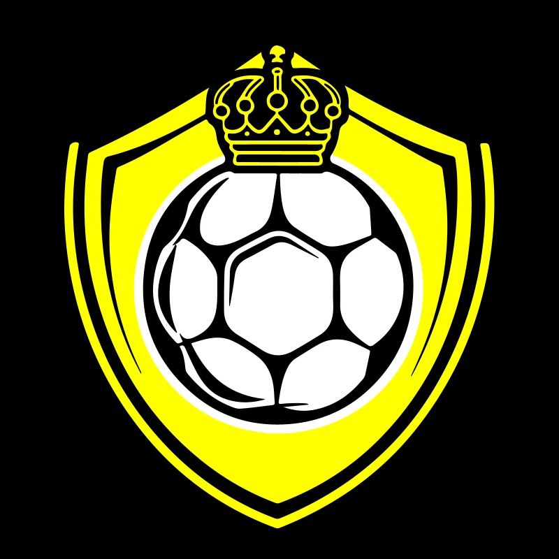 Équipe de bouclier de logo de football