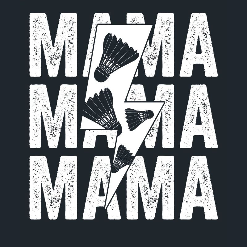 Federball Mama Mutter Badminton