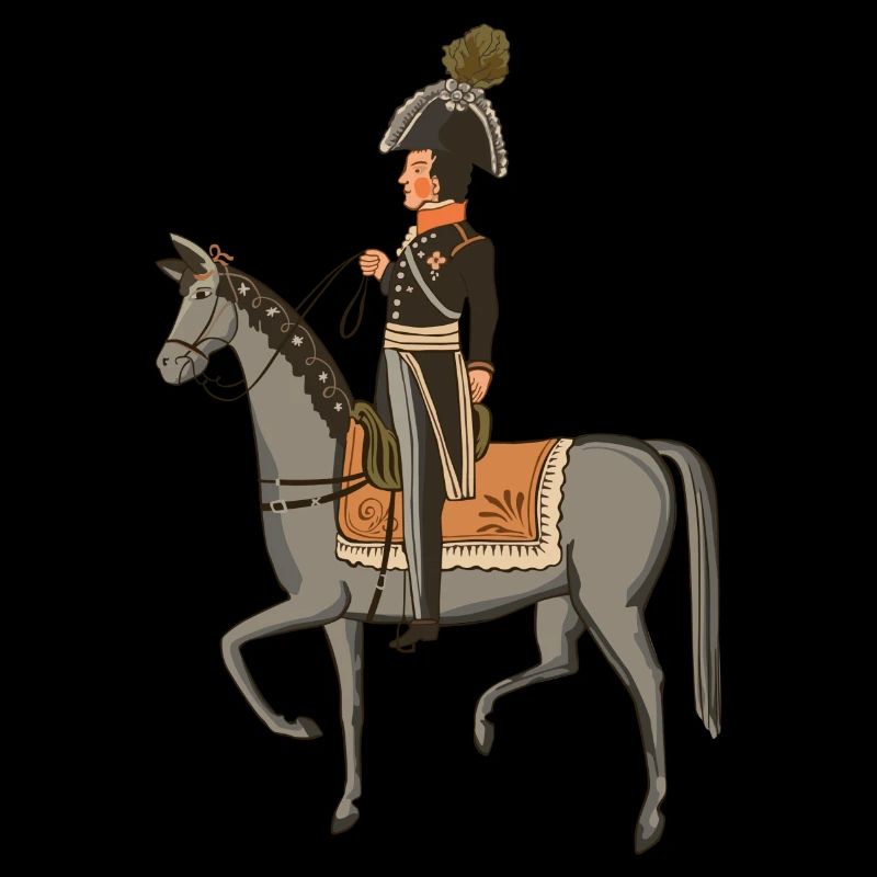 Der König zu Pferd