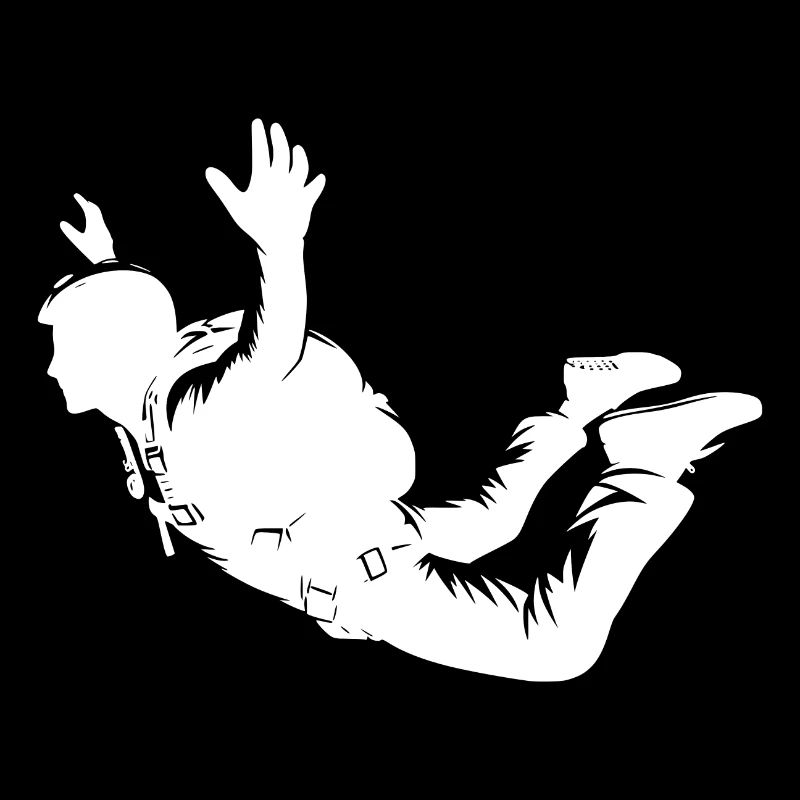 Skydiving Man Jumping Flight