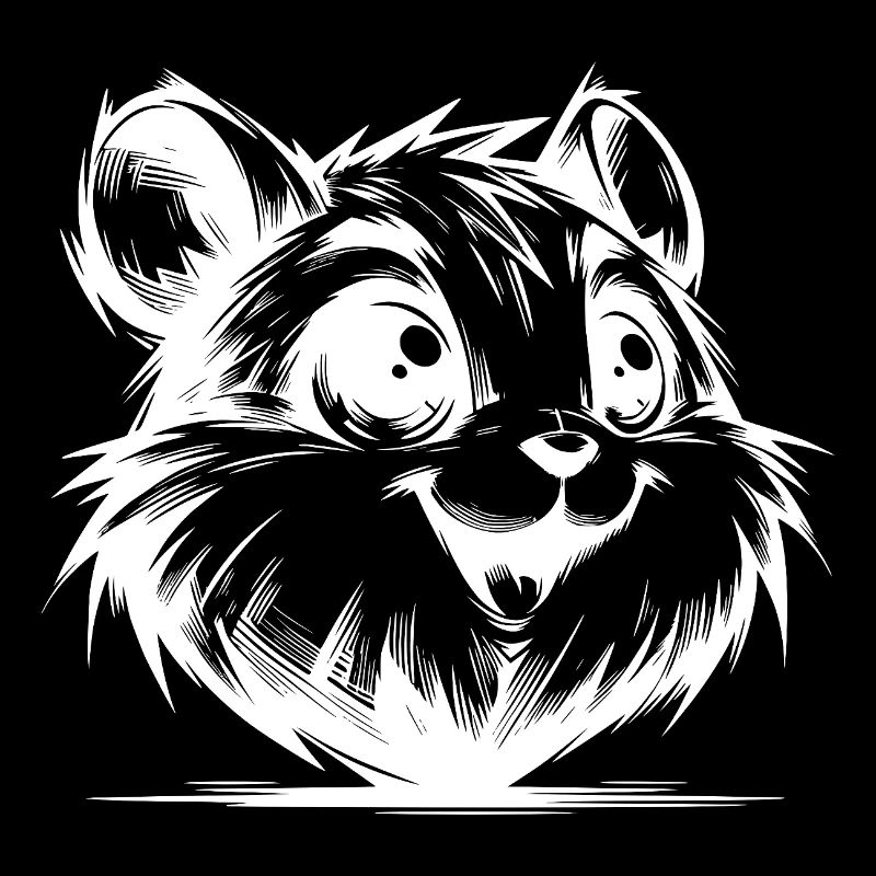 Fröhlicher Hamster Niedlichkeit in jedem Strich