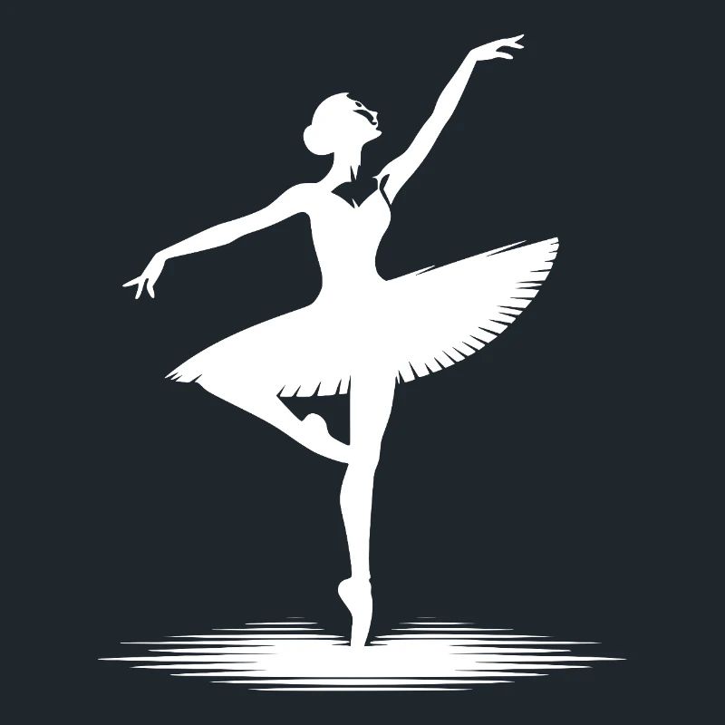 Aesthetic dance design with classical pose