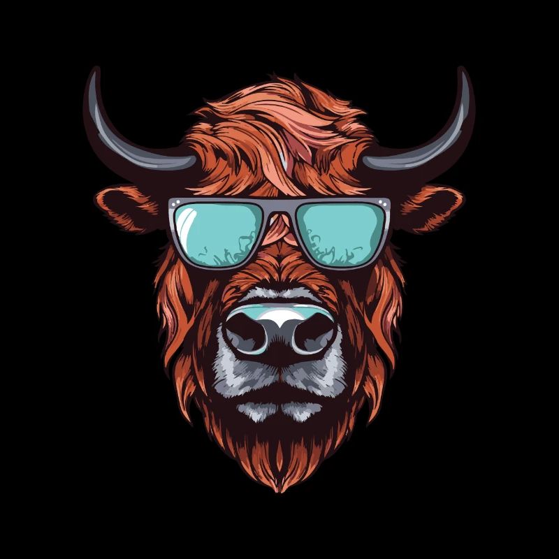 Tête de taureau Cool Taureau